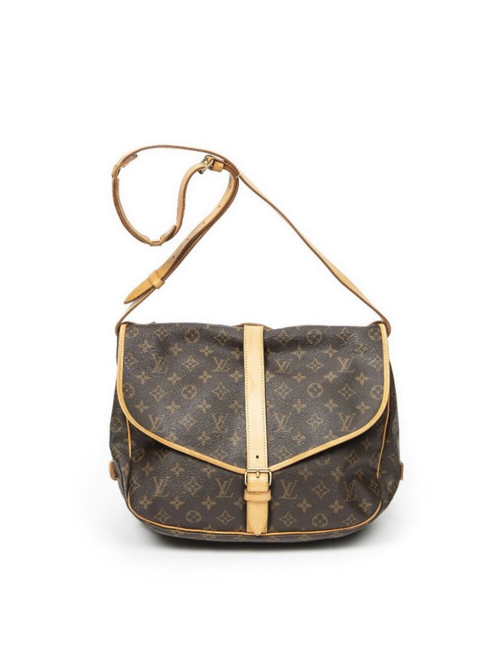 Louis Vuitton Saumur Brown Monogram Canvas Crossbody